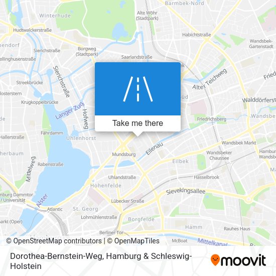 Dorothea-Bernstein-Weg map