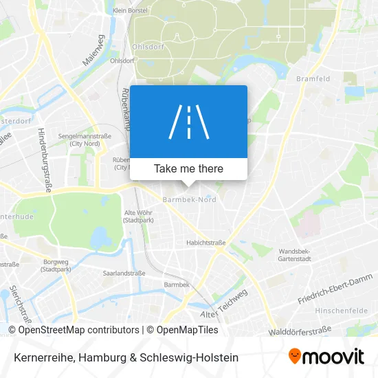 Карта Kernerreihe