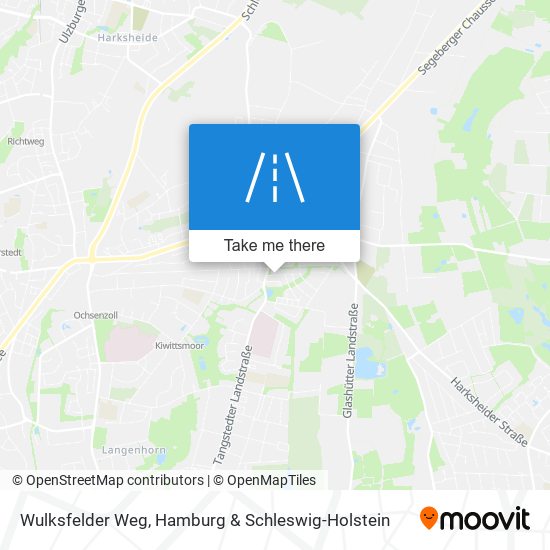 Wulksfelder Weg map