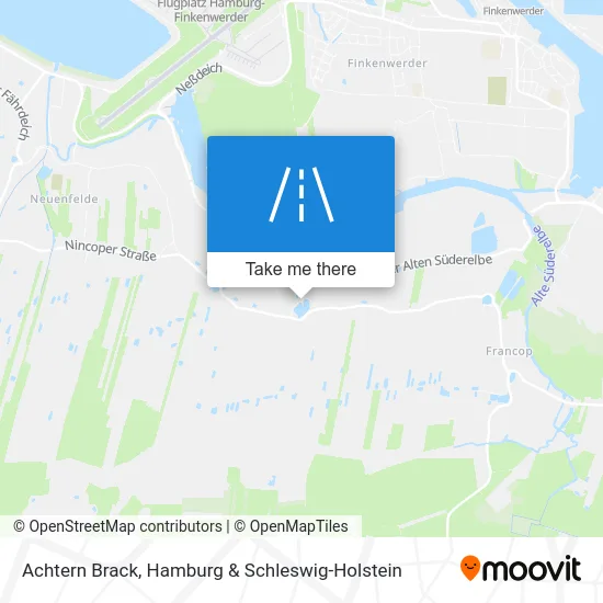 Карта Achtern Brack