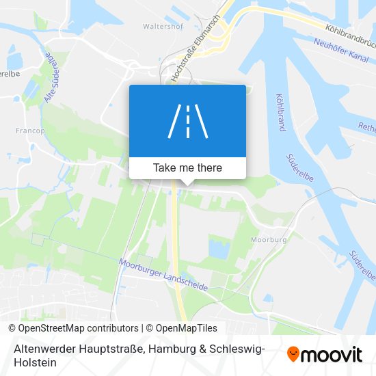 Altenwerder Hauptstraße map