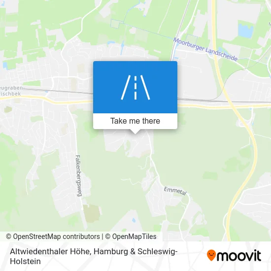 Карта Altwiedenthaler Höhe