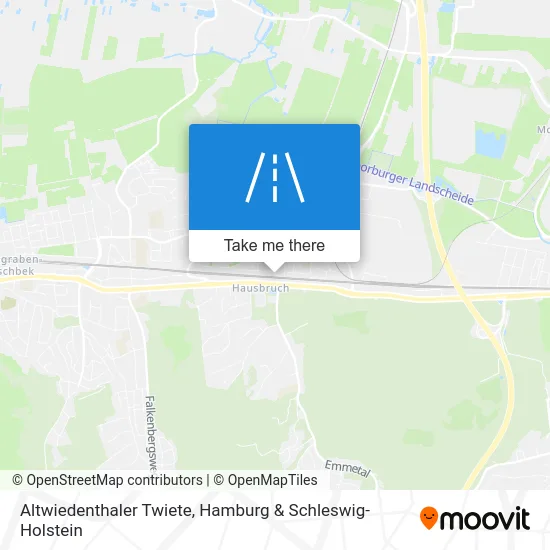 Карта Altwiedenthaler Twiete