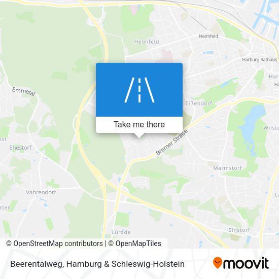 Beerentalweg map