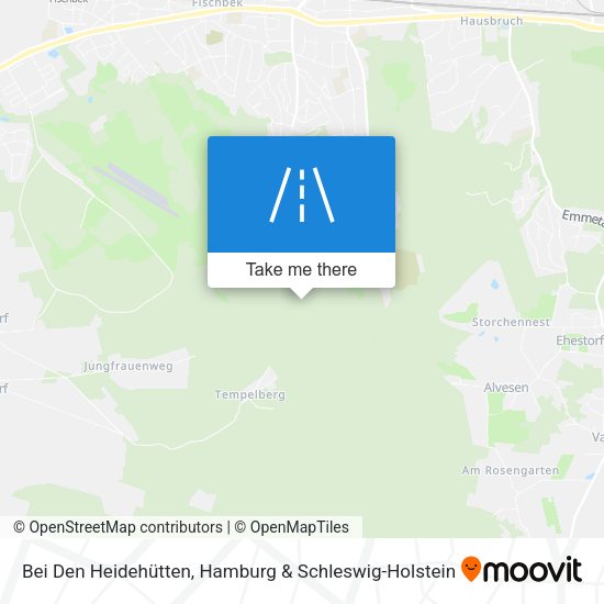 Bei Den Heidehütten map