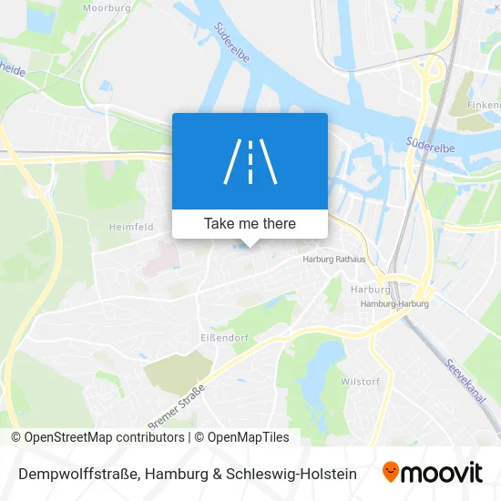 Карта Dempwolffstraße