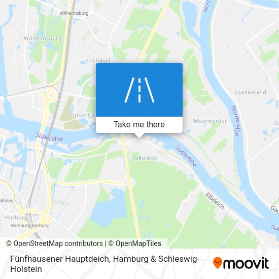 Fünfhausener Hauptdeich map