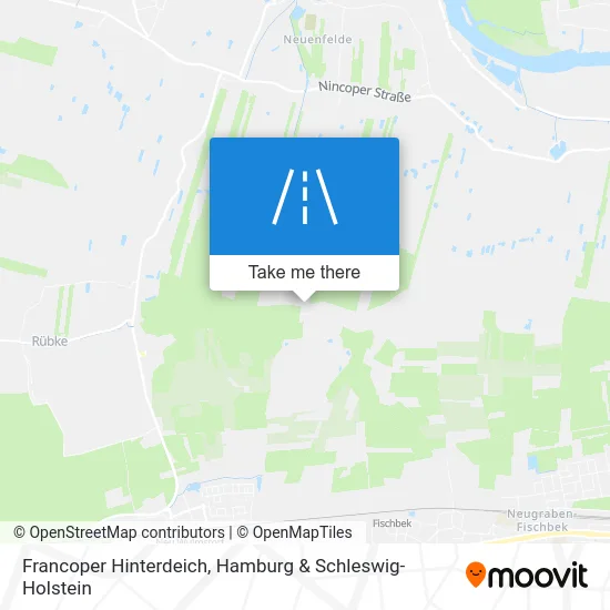 Карта Francoper Hinterdeich