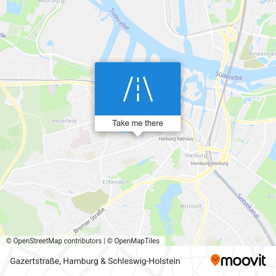 Gazertstraße map