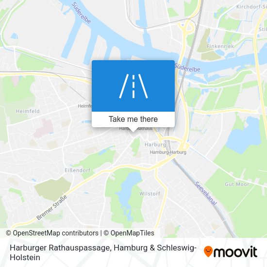 Harburger Rathauspassage map