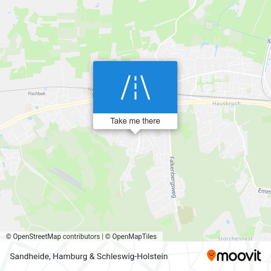 Sandheide map