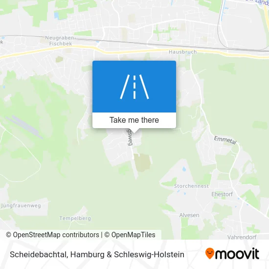 Карта Scheidebachtal