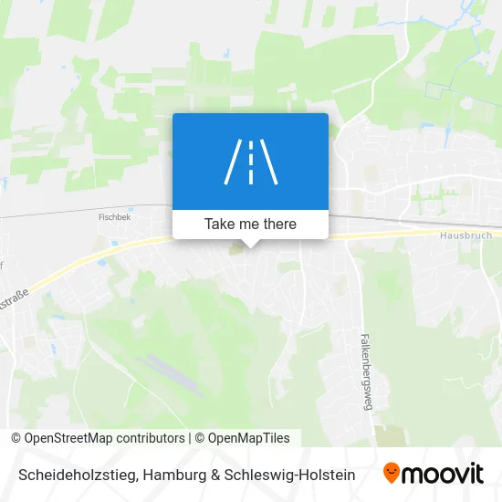 Карта Scheideholzstieg