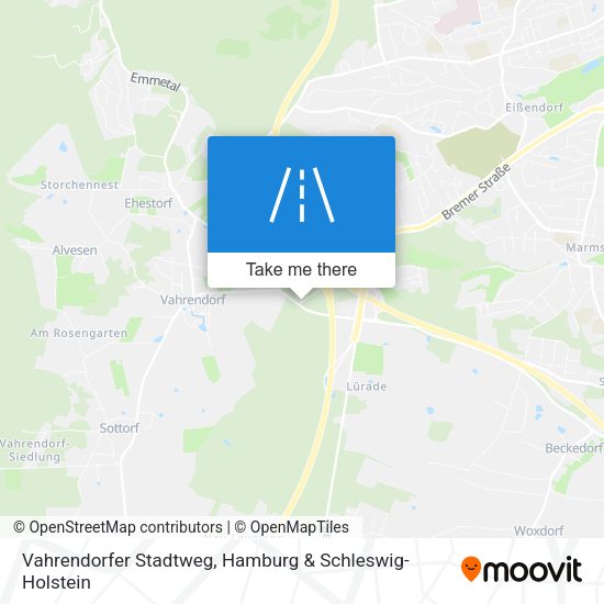 Vahrendorfer Stadtweg map