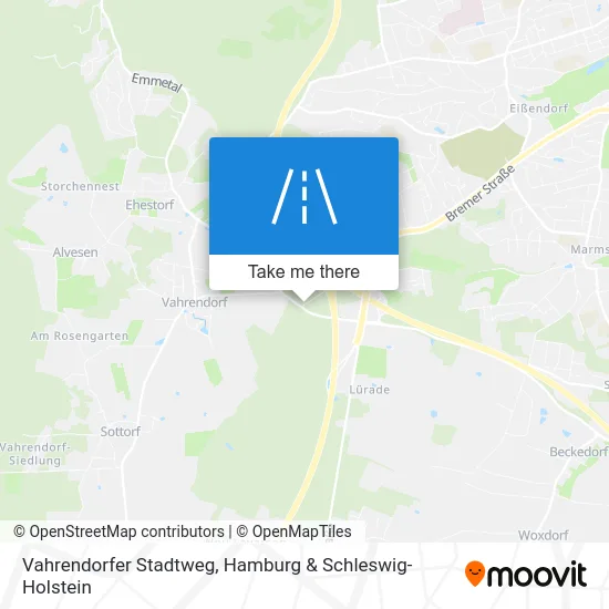 Карта Vahrendorfer Stadtweg