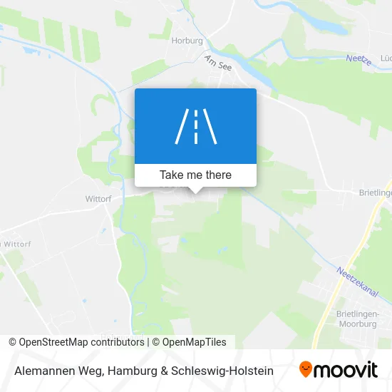 Карта Alemannen Weg