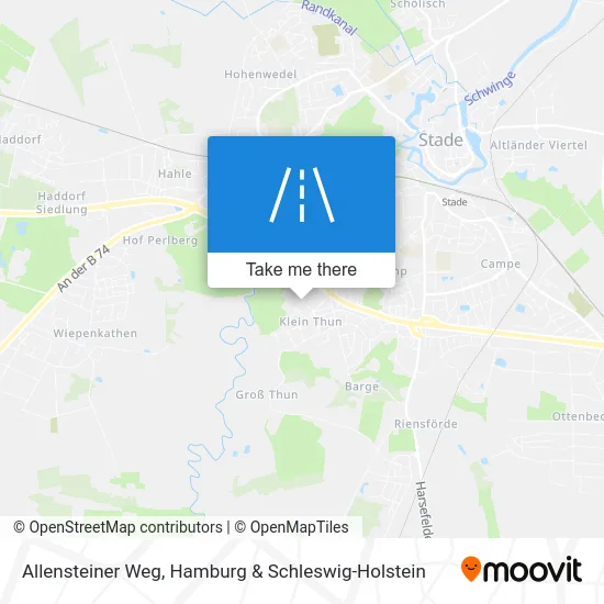 Карта Allensteiner Weg