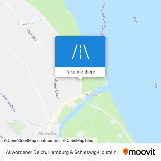 Карта Allwördener Deich