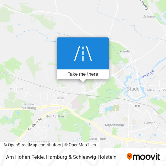 Карта Am Hohen Felde