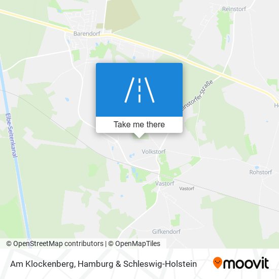 Am Klockenberg map