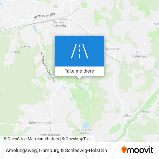 Amelungsweg map