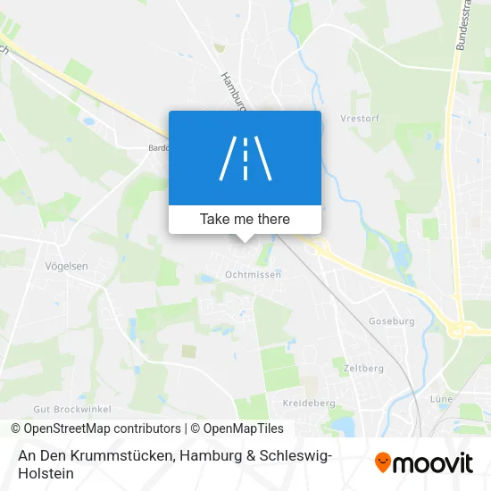 Карта An Den Krummstücken
