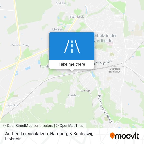 An Den Tennisplätzen map