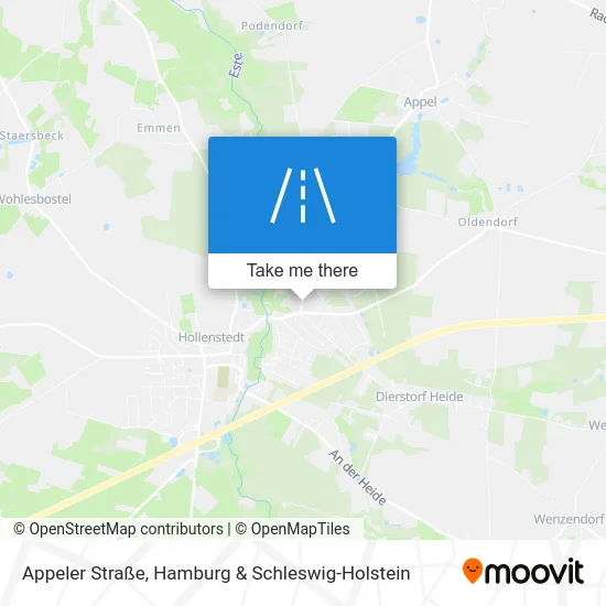 Карта Appeler Straße