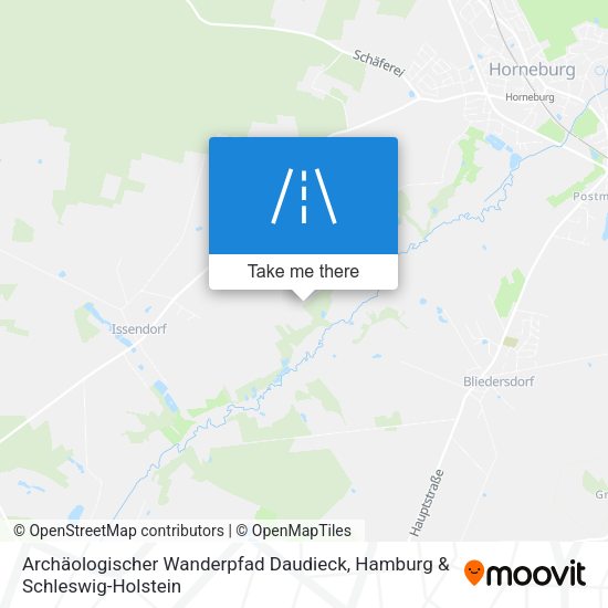 Archäologischer Wanderpfad Daudieck map