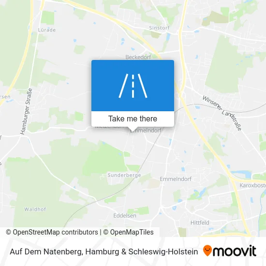 Карта Auf Dem Natenberg