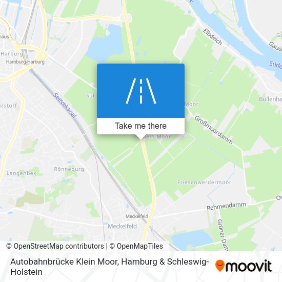 Autobahnbrücke Klein Moor map