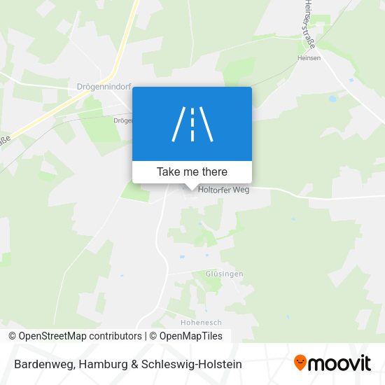 Bardenweg map