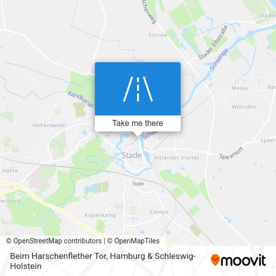 Beim Harschenflether Tor map