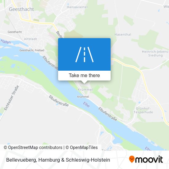 Bellevueberg map