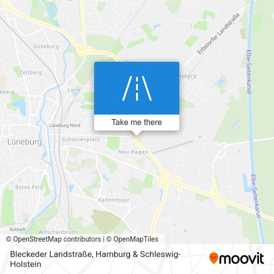 Bleckeder Landstraße map