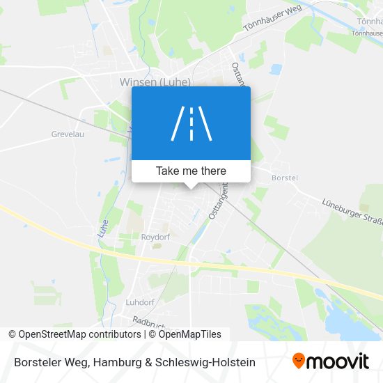 Borsteler Weg map