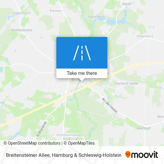 Карта Breitensteiner Allee