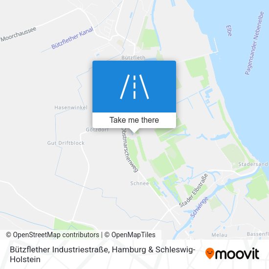 Bützflether Industriestraße map