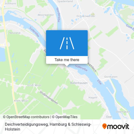 Deichverteidigungsweg map