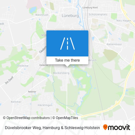 Düvelsbrooker Weg map