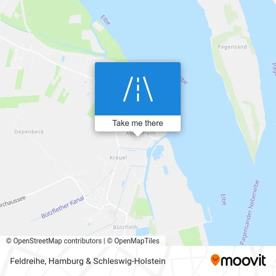 Карта Feldreihe