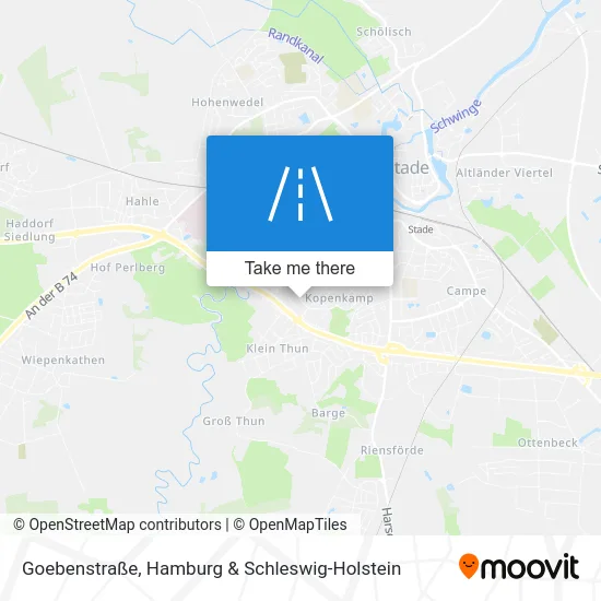 Карта Goebenstraße
