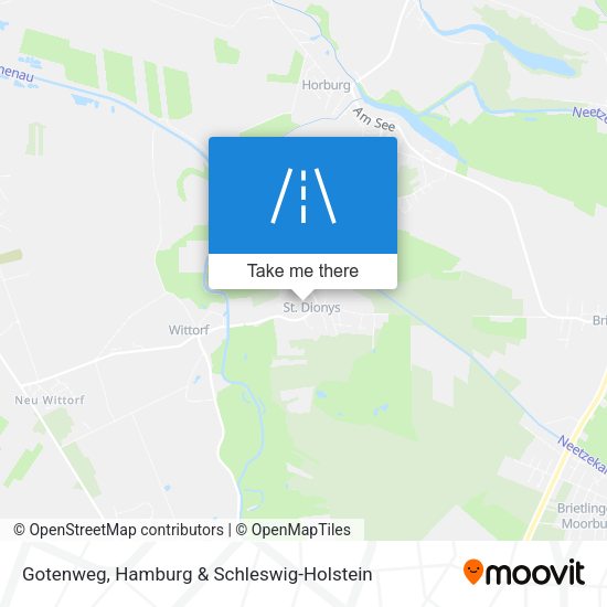 Gotenweg map