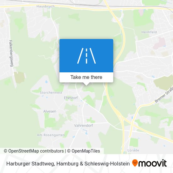 Harburger Stadtweg map
