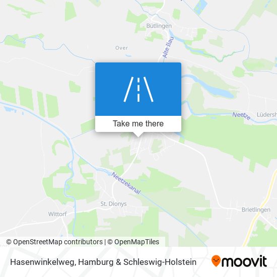 Hasenwinkelweg map