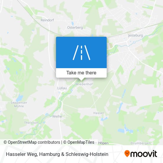 Hasseler Weg map