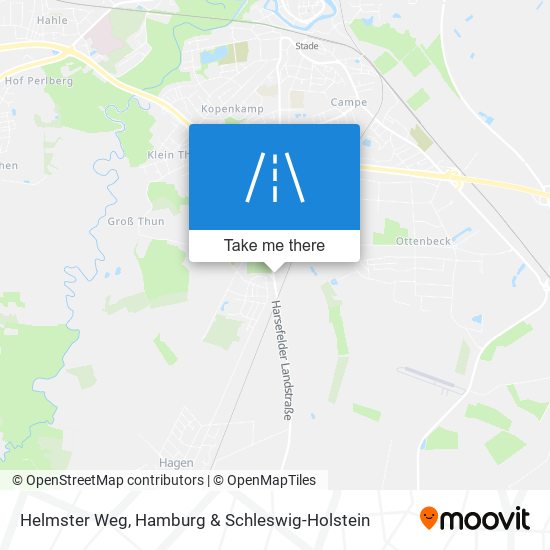 Helmster Weg map