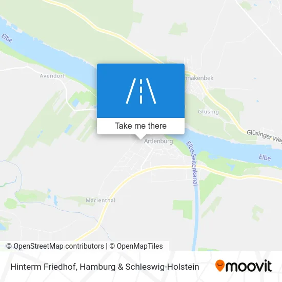 Карта Hinterm Friedhof