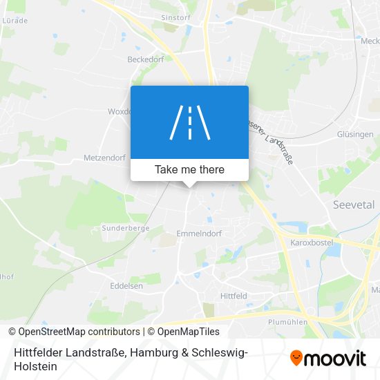 Hittfelder Landstraße map