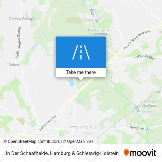 In Der Schaafheide map